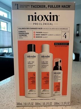 Nioxin Pro Clinical System 4 Scalp + Hair Set - White & Orange